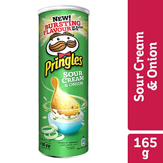 Pringles Sour Cream & Onion 165g