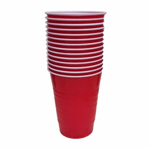 Colour Disposable Cups red