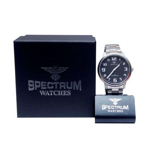 Spectrum Stainless Steel Men’s Watch – Silver